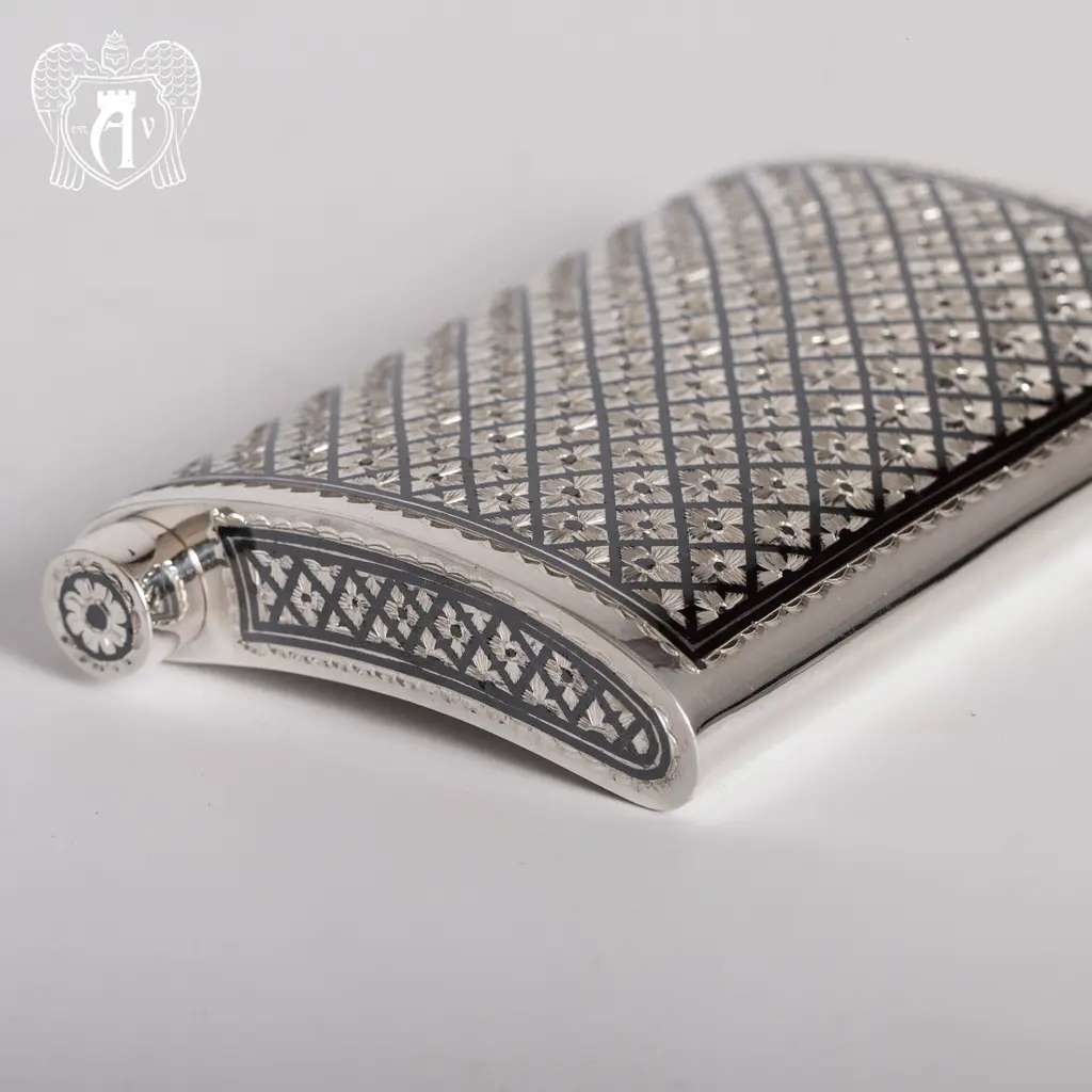 Серебряная фляжка  «Княжеская» - фото 2