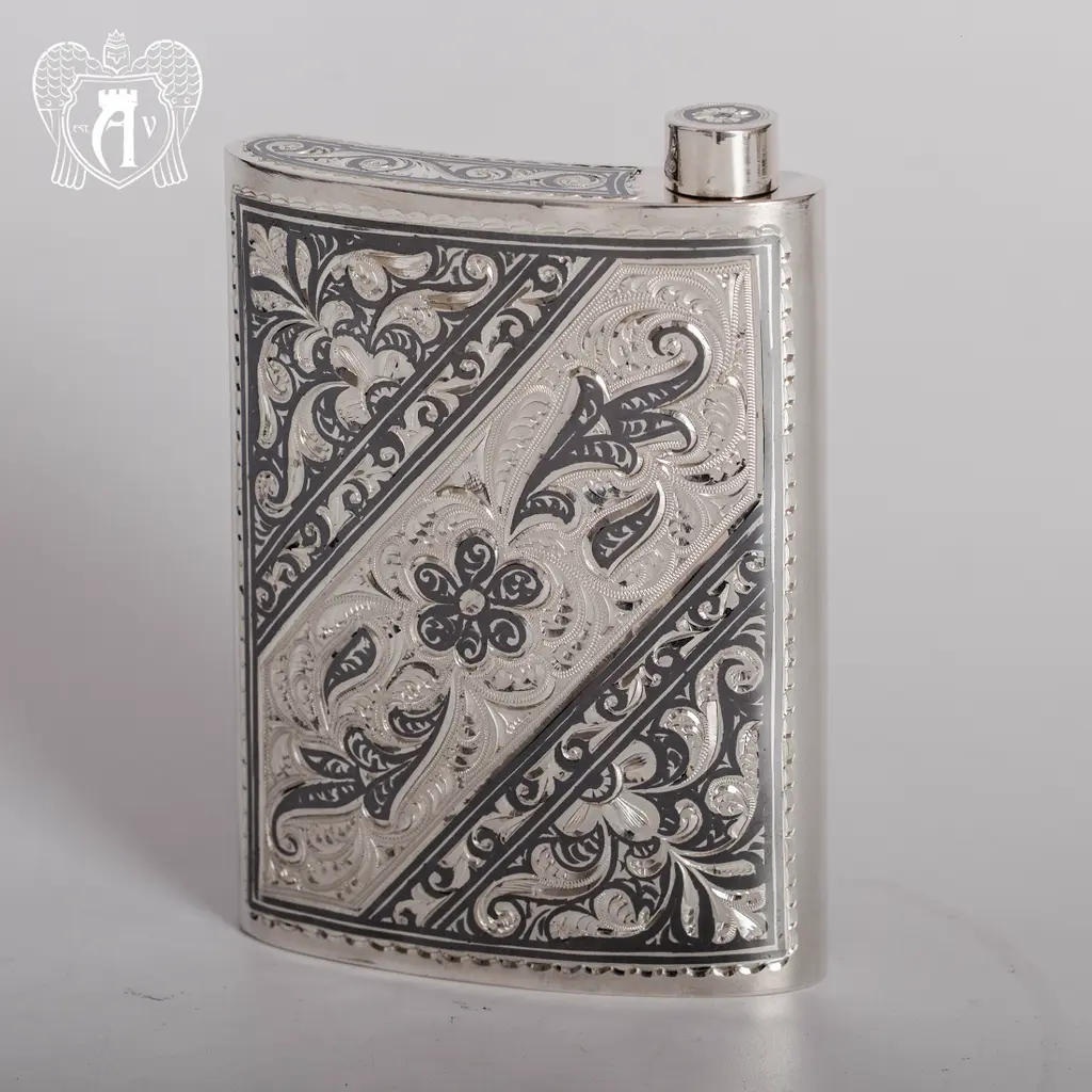 Серебряная фляжка  «Этнос» - фото 4
