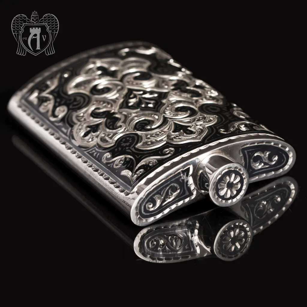 Серебряная фляжка  «Персей» - фото 2