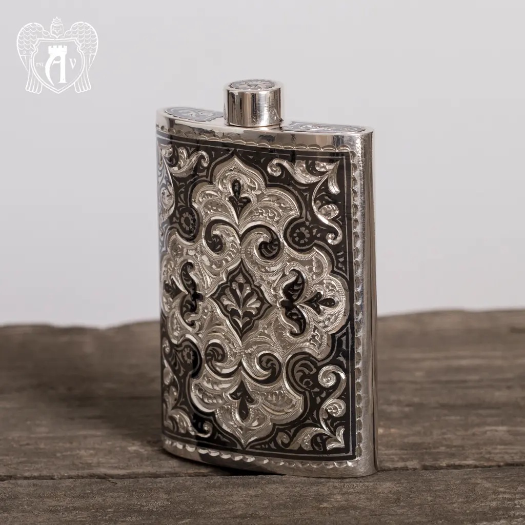 Серебряная фляжка  «Персей» - фото 4
