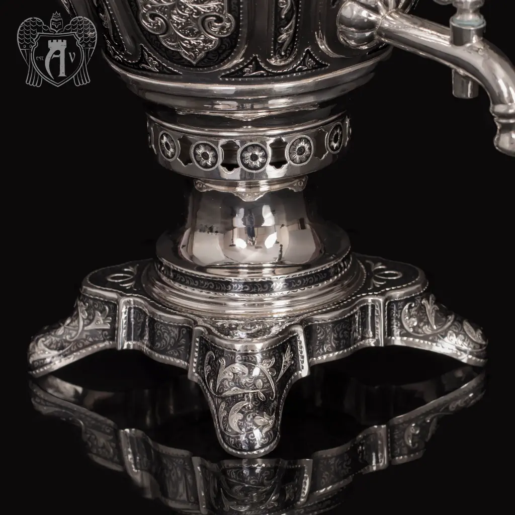 Серебряный самовар «Исполин» - фото 2