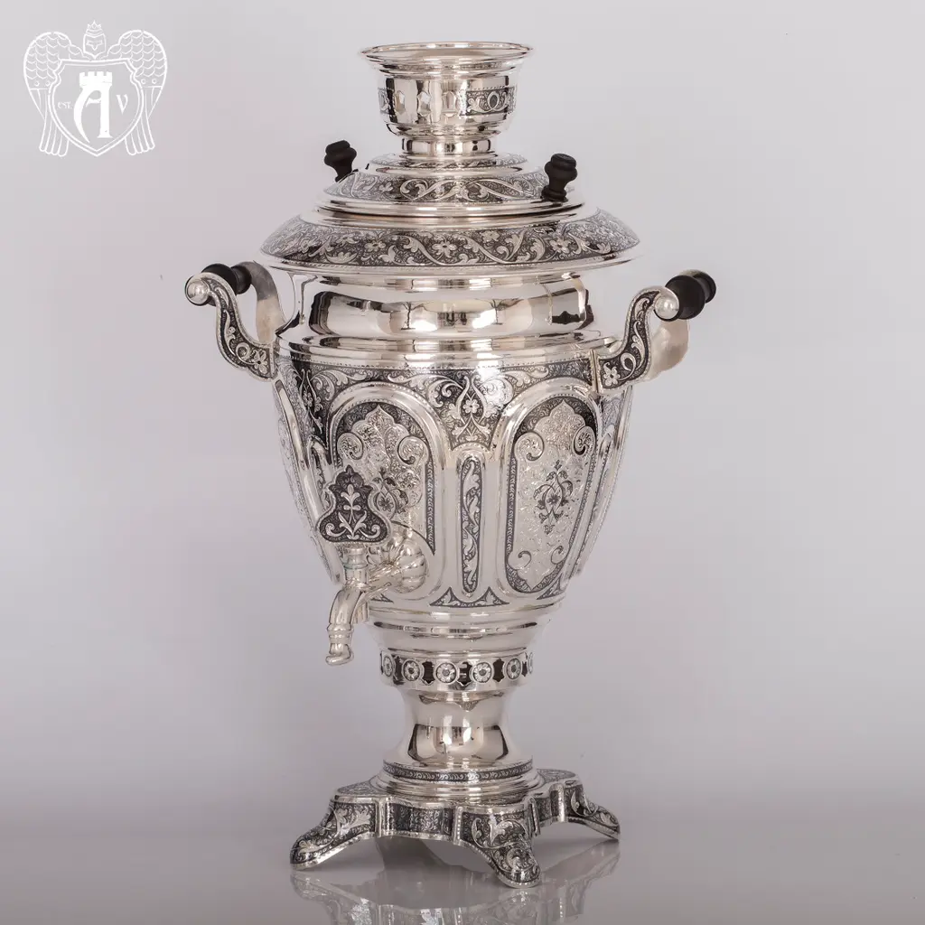 Серебряный самовар «Исполин» - фото 4