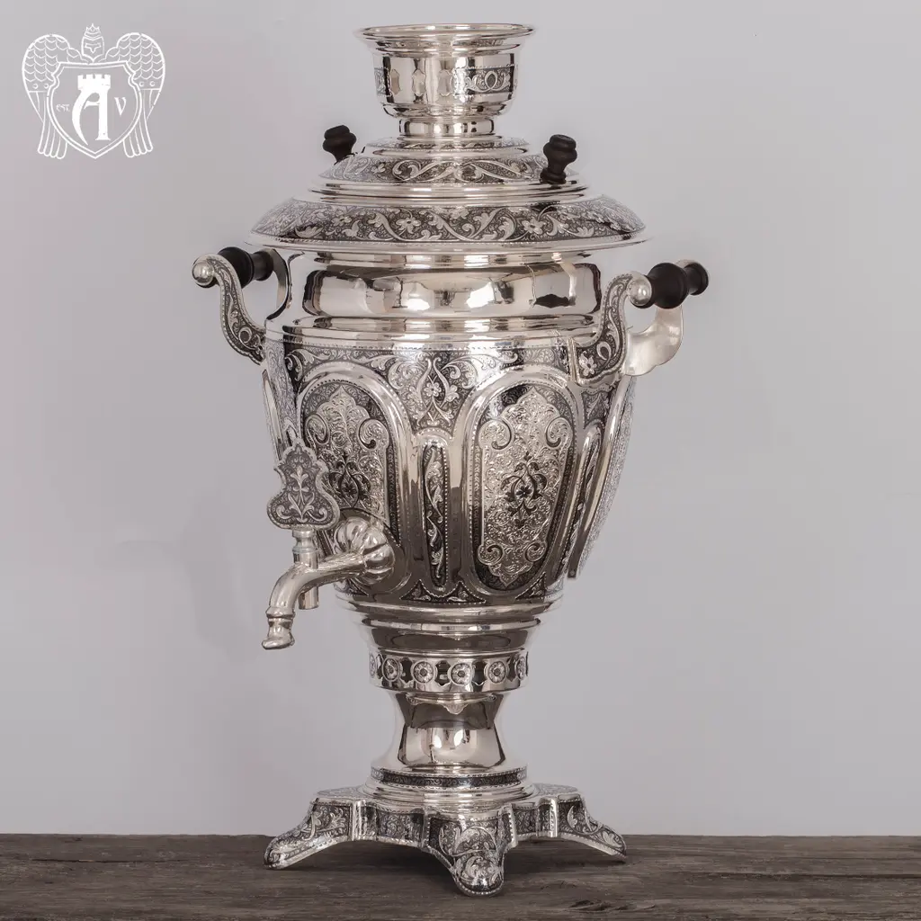 Серебряный самовар «Исполин» - фото 5