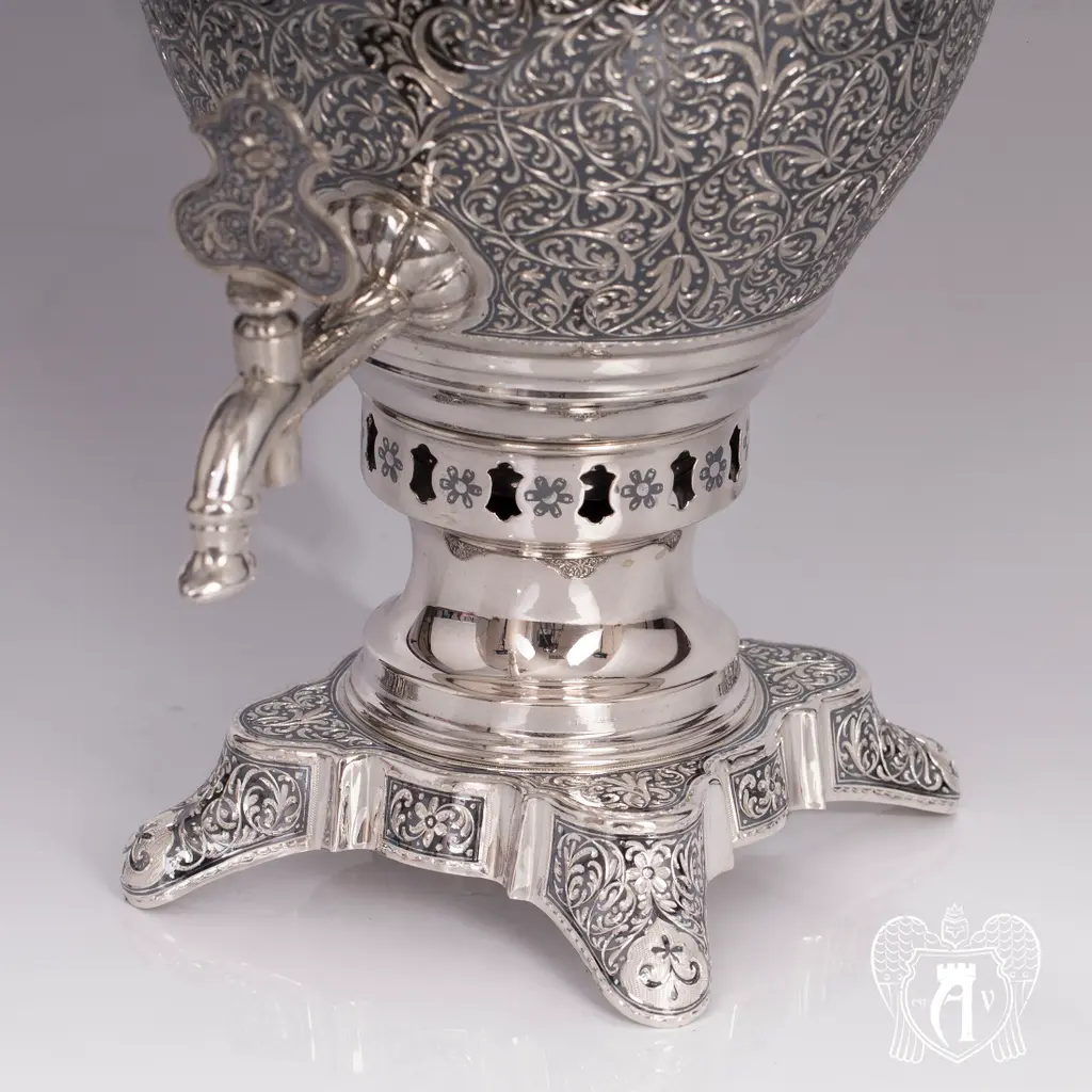 Серебряный самовар «Византия» - фото 2