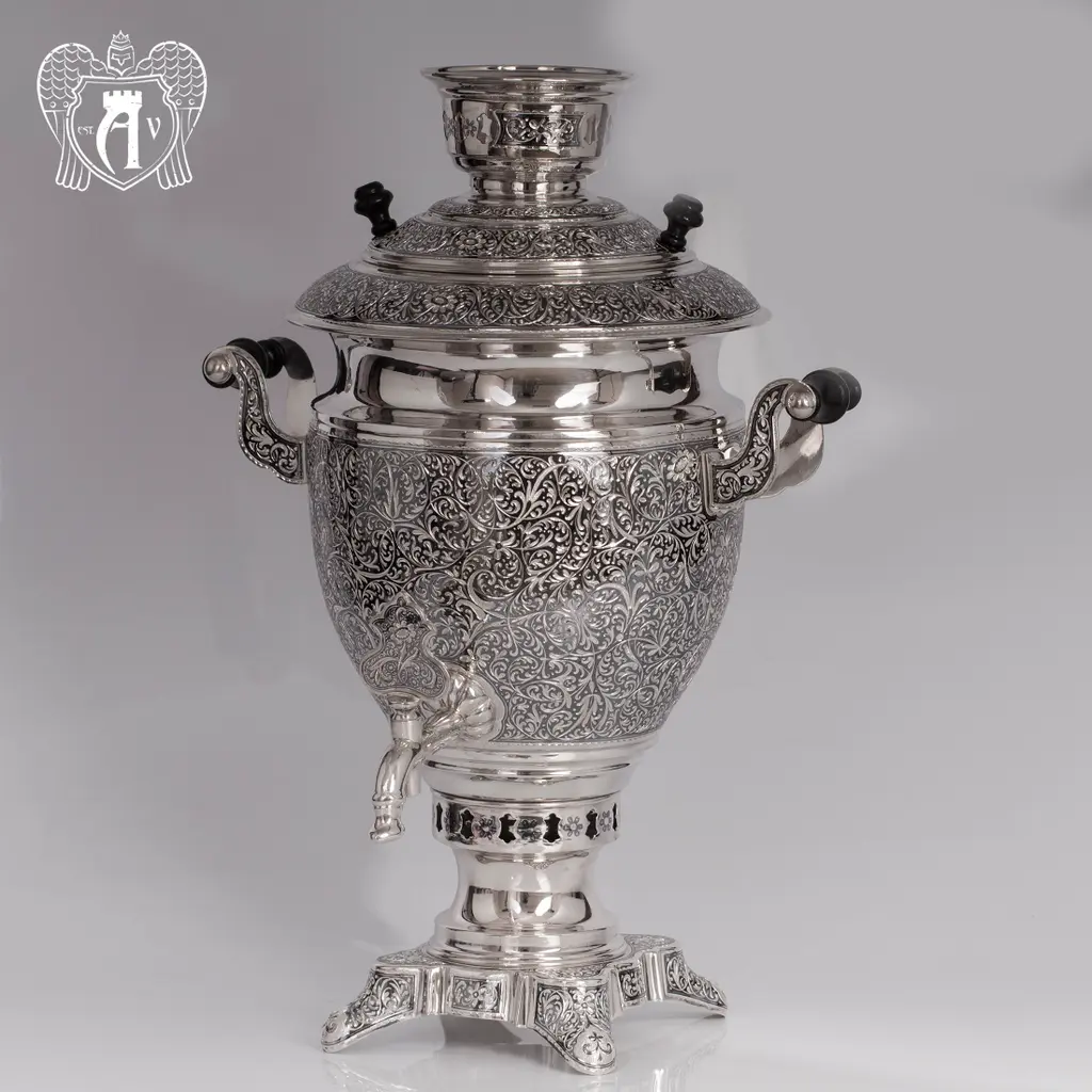 Серебряный самовар «Византия» - фото 3