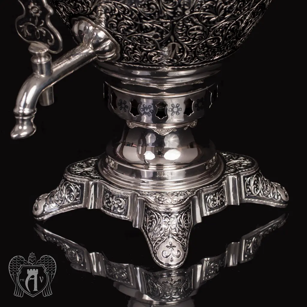 Серебряный самовар «Византия» - фото 4