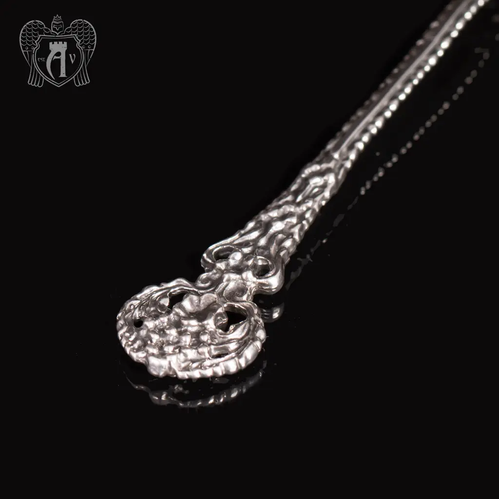 Кубачинские чайные ложки ручной работы «Ажурная» комплект 6 шт - фото 3