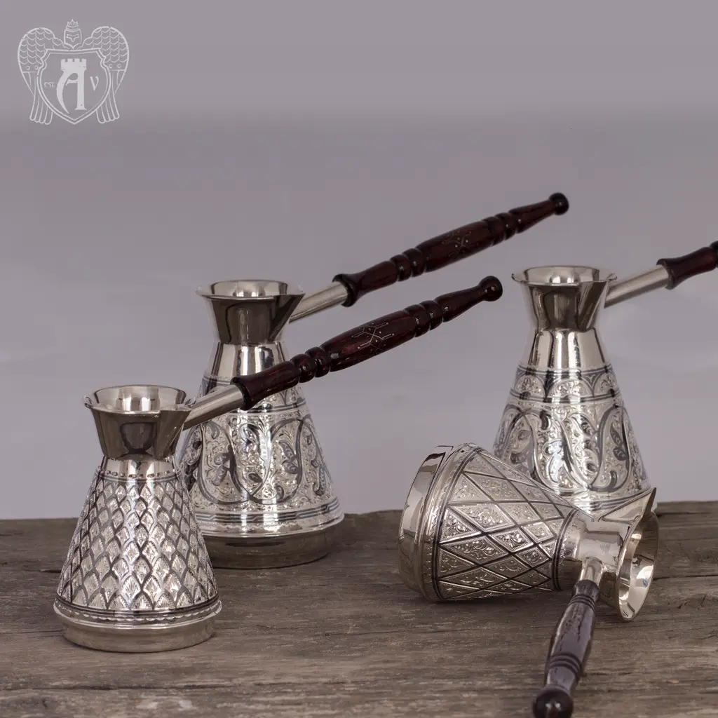 Турка из серебра «Хризолит» - фото 4