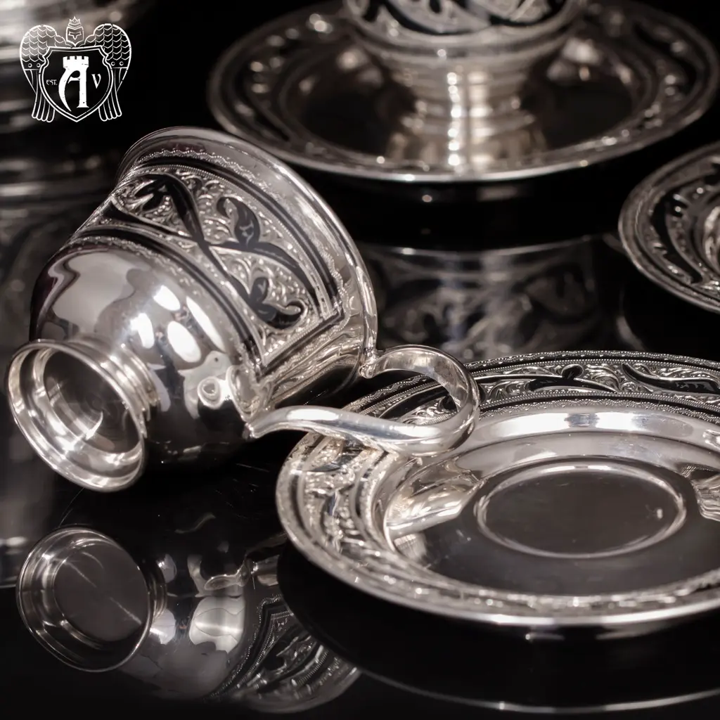 Набор кофейных чашек  «Кофеман» 2 шт - фото 4