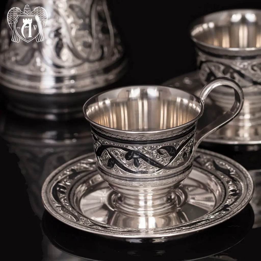 Набор кофейных чашек  «Кофеман» 2 шт - фото 5