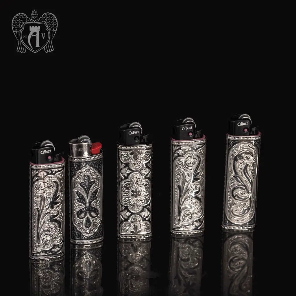 Зажигалка серебряная  «Триумф» - фото 2