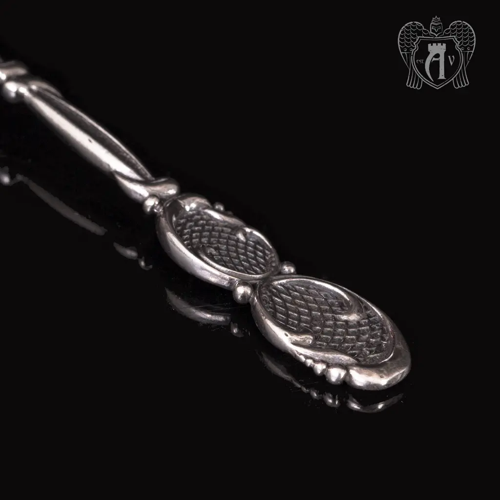 Кубачинские чайные ложки ручной работы «Милена» комплект 6 шт - фото 3