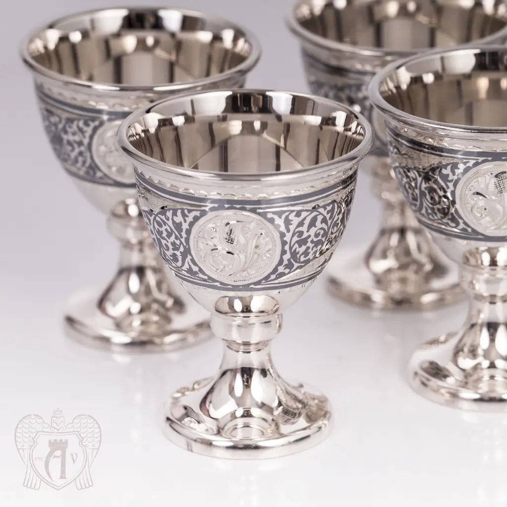 Набор серебряных рюмок «Шеридан» - фото 2