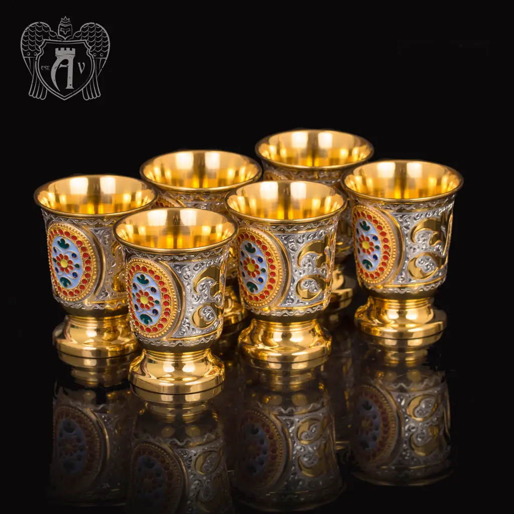 Серебряный водочный сервиз «Лорд» - фото 3