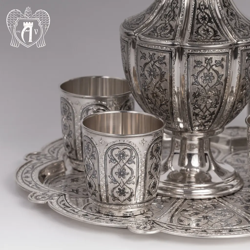 Винный сервиз из серебра  «Мистраль» - фото 4