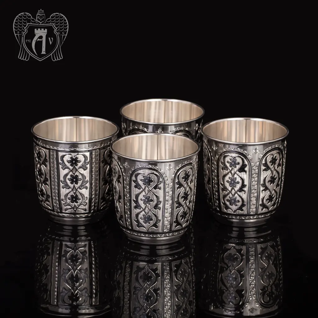 Винный сервиз из серебра  «Мистраль» - фото 6