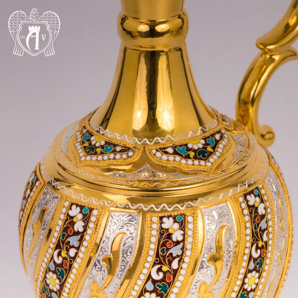 Кувшин из серебра для вина и воды «Борджиа» - фото 2