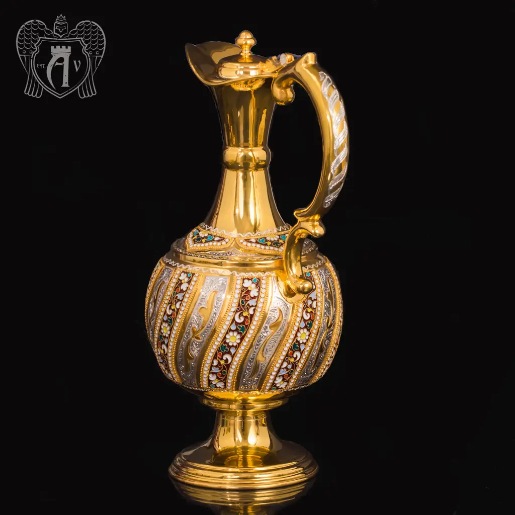 Кувшин из серебра для вина и воды «Борджиа» - фото 3