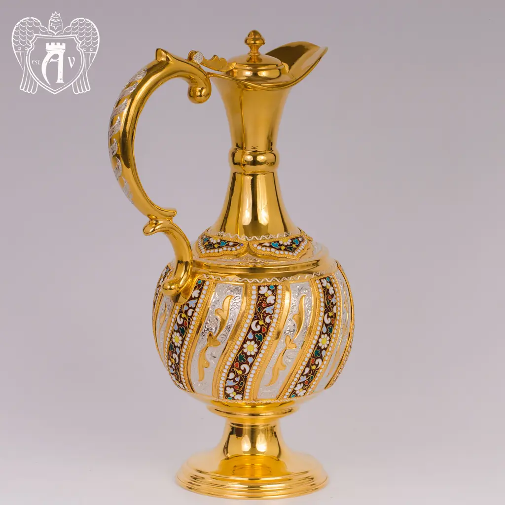 Кувшин из серебра для вина и воды «Борджиа» - фото 4