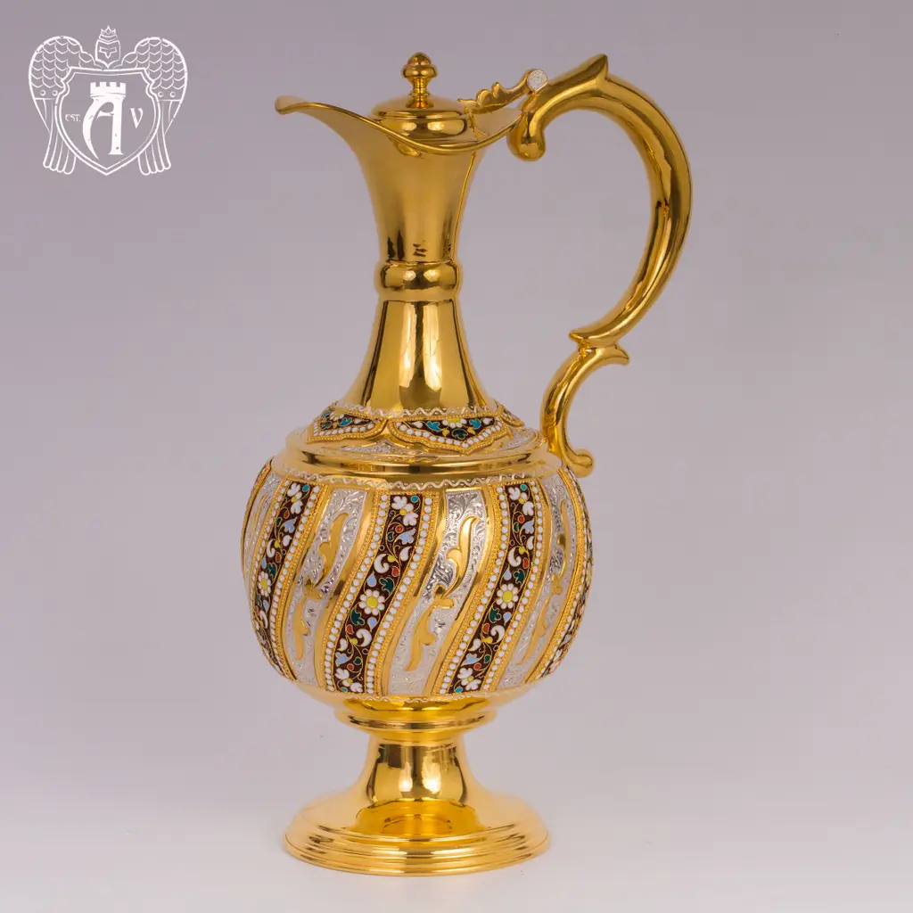 Кувшин из серебра для вина и воды «Борджиа» - фото 5