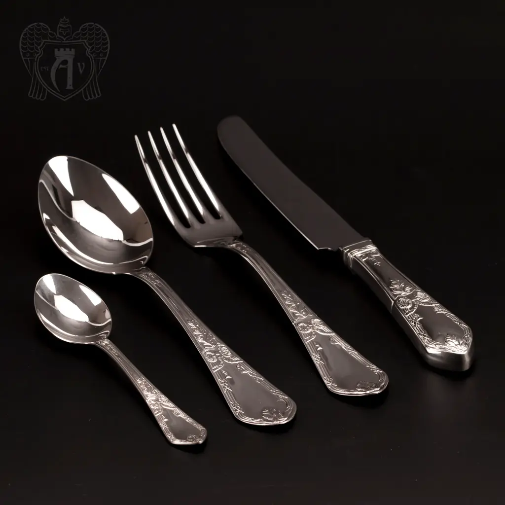 Серебряный набор на 12 персон «Герцогиня» 48 предметов - фото 2