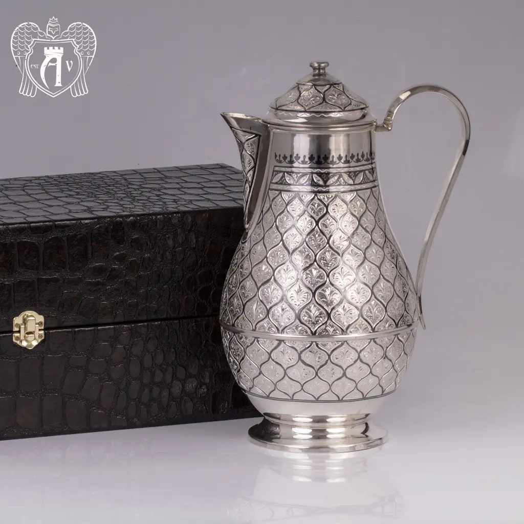 Большой кувшин из серебра «Неаполь» 925 пробы - фото 4