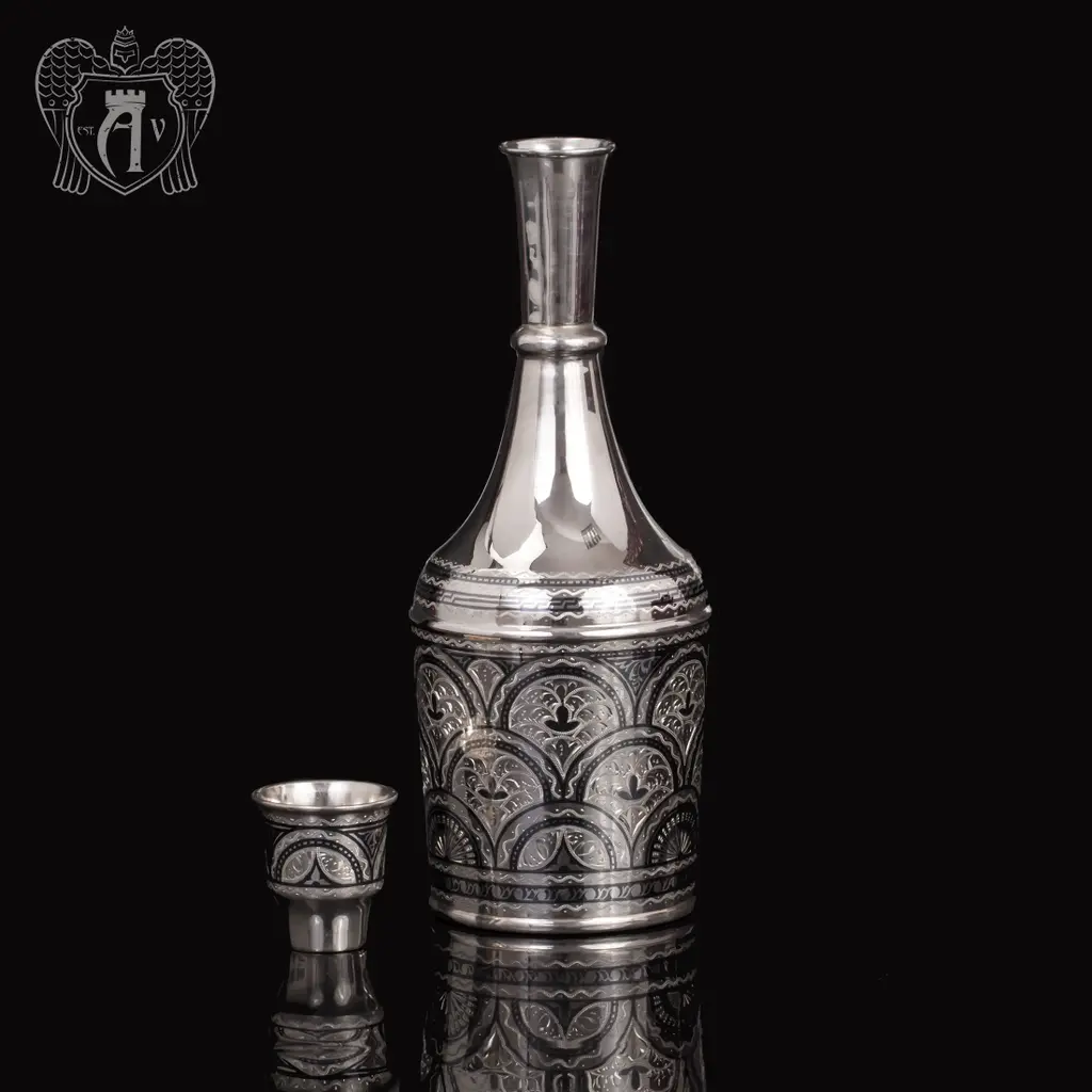 Графин водочный из серебра «Верона» - фото 3