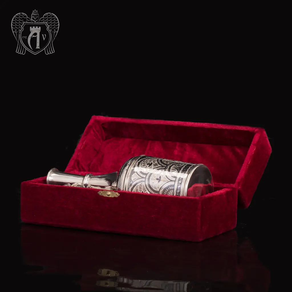 Графин водочный из серебра «Верона» - фото 4