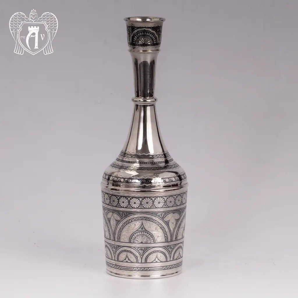 Графин водочный из серебра «Верона» - фото 5
