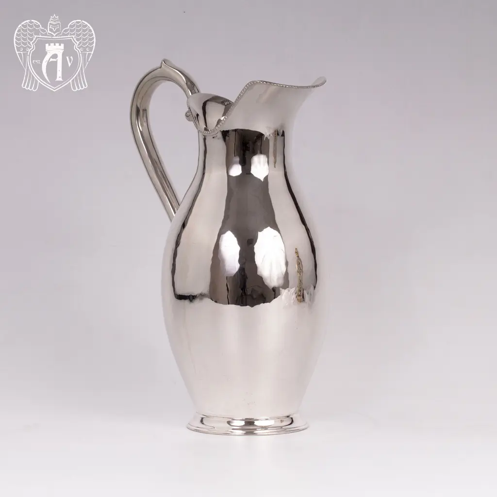 Кувшин серебряный «Палермо» гладкий - фото 3