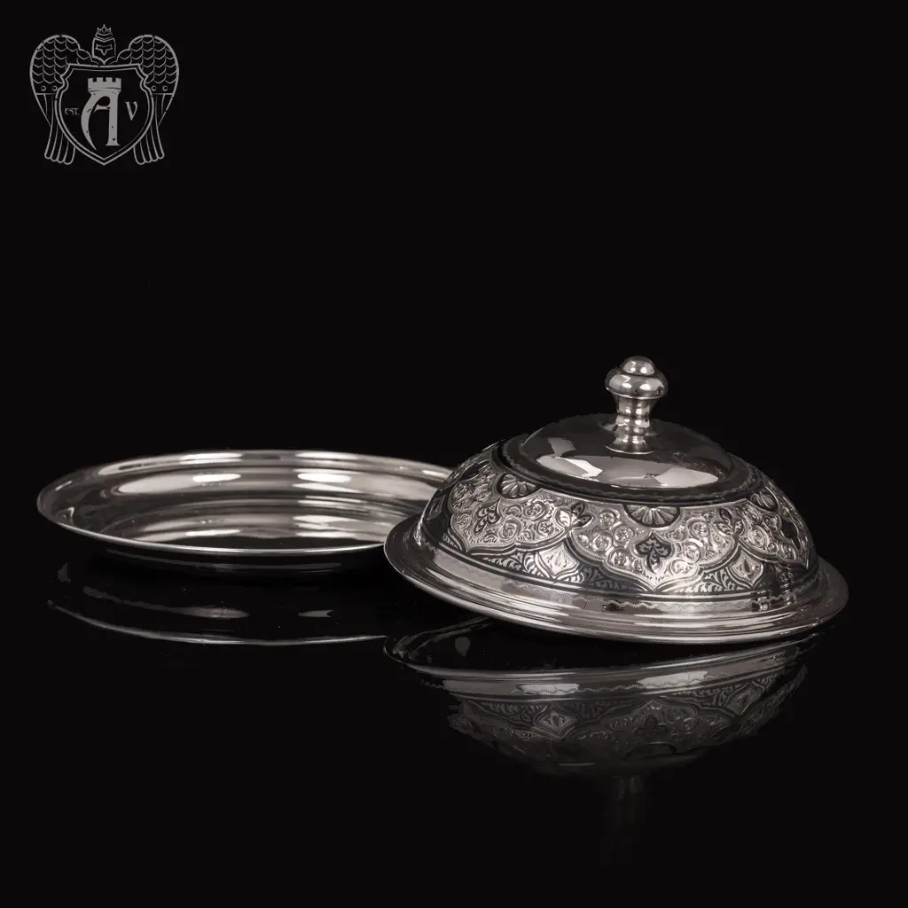 Масленка серебряная «Аллегро» - фото 4