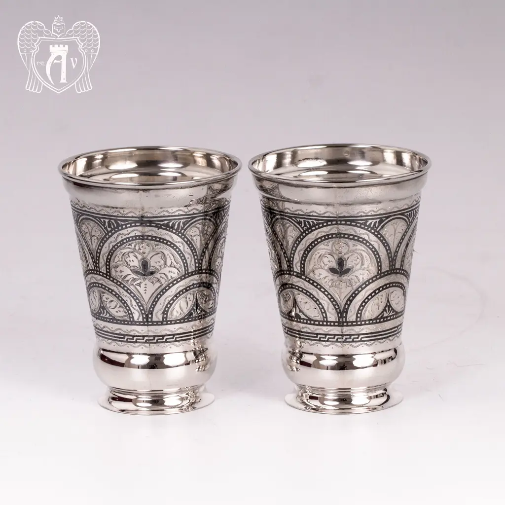 Набор  стаканов из серебра  «Верона» - фото 4