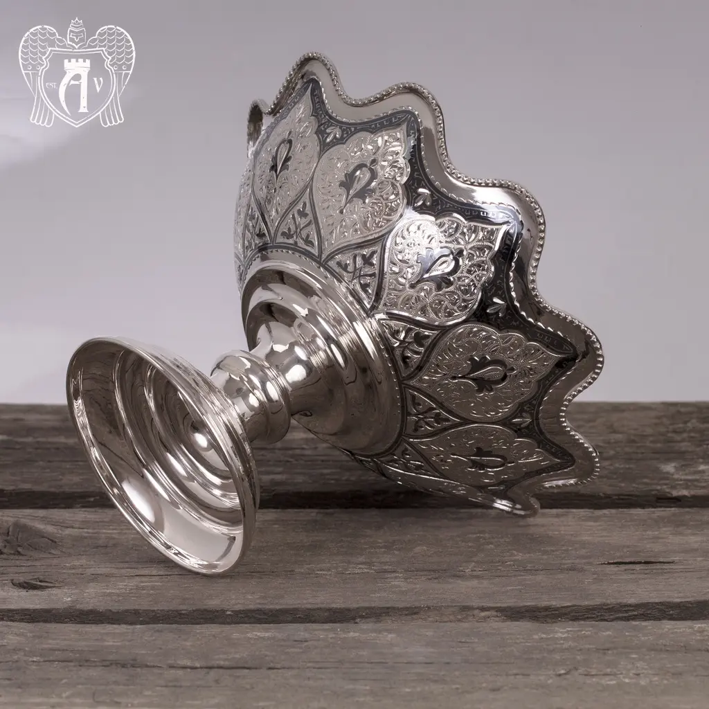 Серебряная фруктовница «Кристина» - фото 2