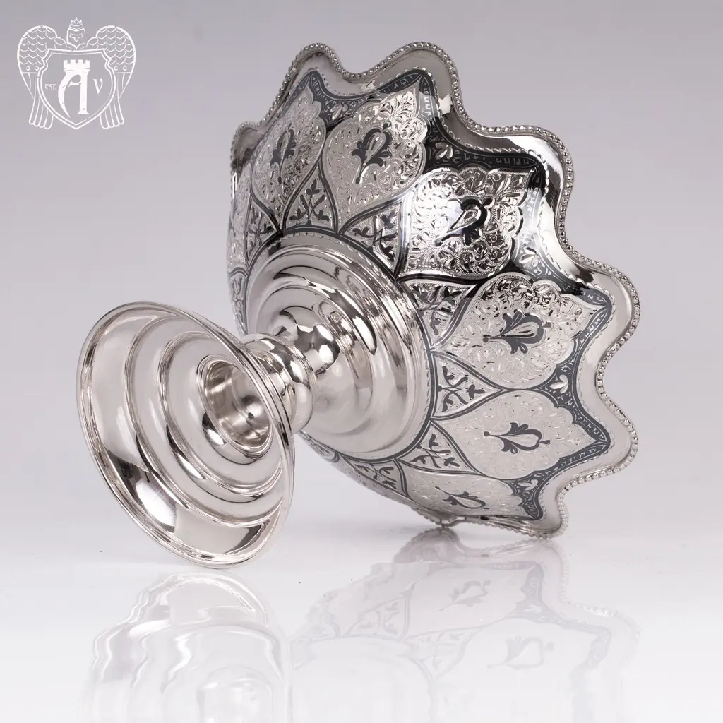 Серебряная фруктовница «Кристина» - фото 4