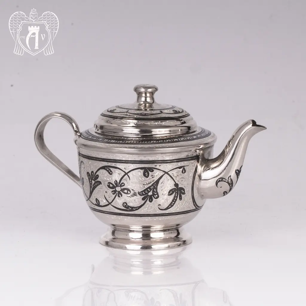 Набор чайный серебряный «Лоза» - фото 5