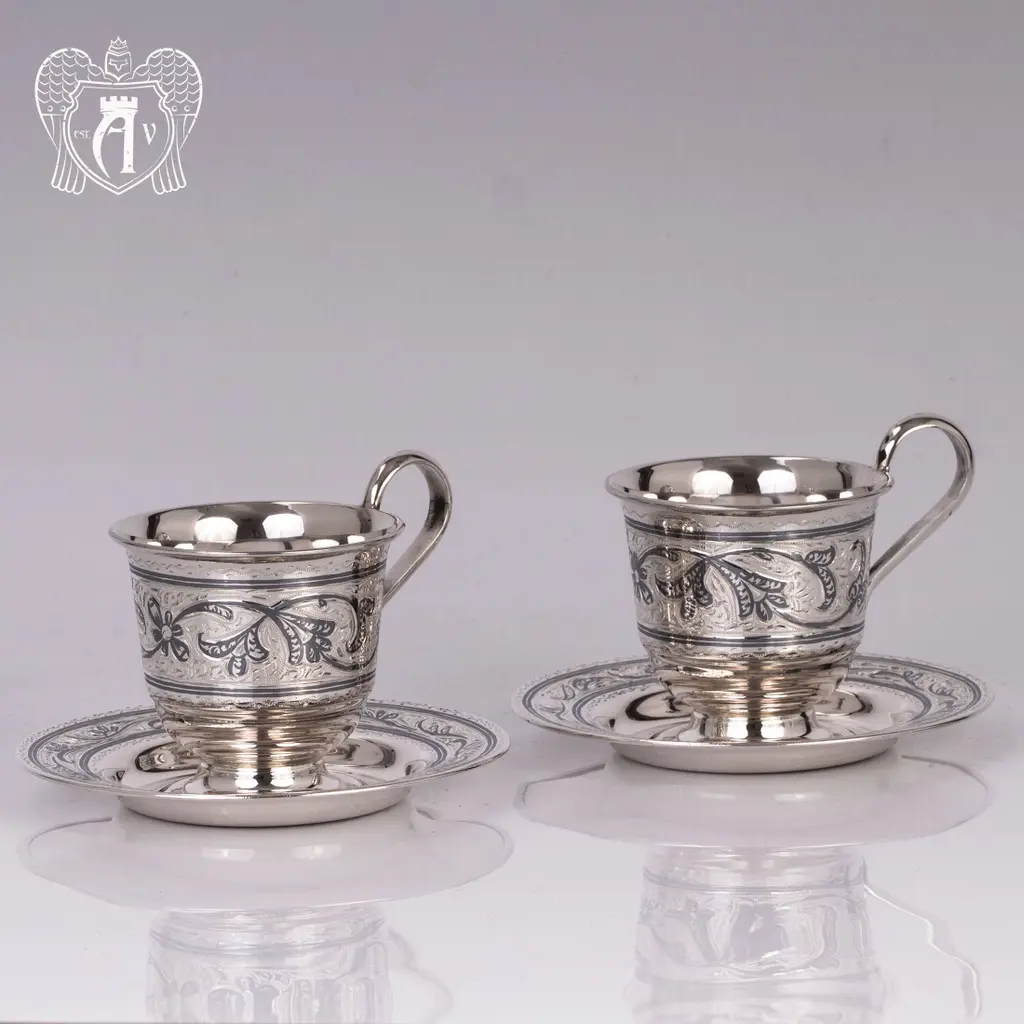 Набор чайных чашек  «Лоза» 2 шт - фото 3