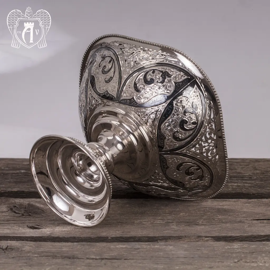 Серебряная фруктовница «Бастинда» - фото 2