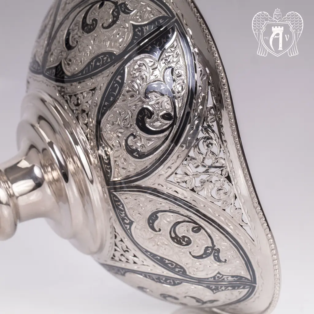 Серебряная фруктовница «Бастинда» - фото 3