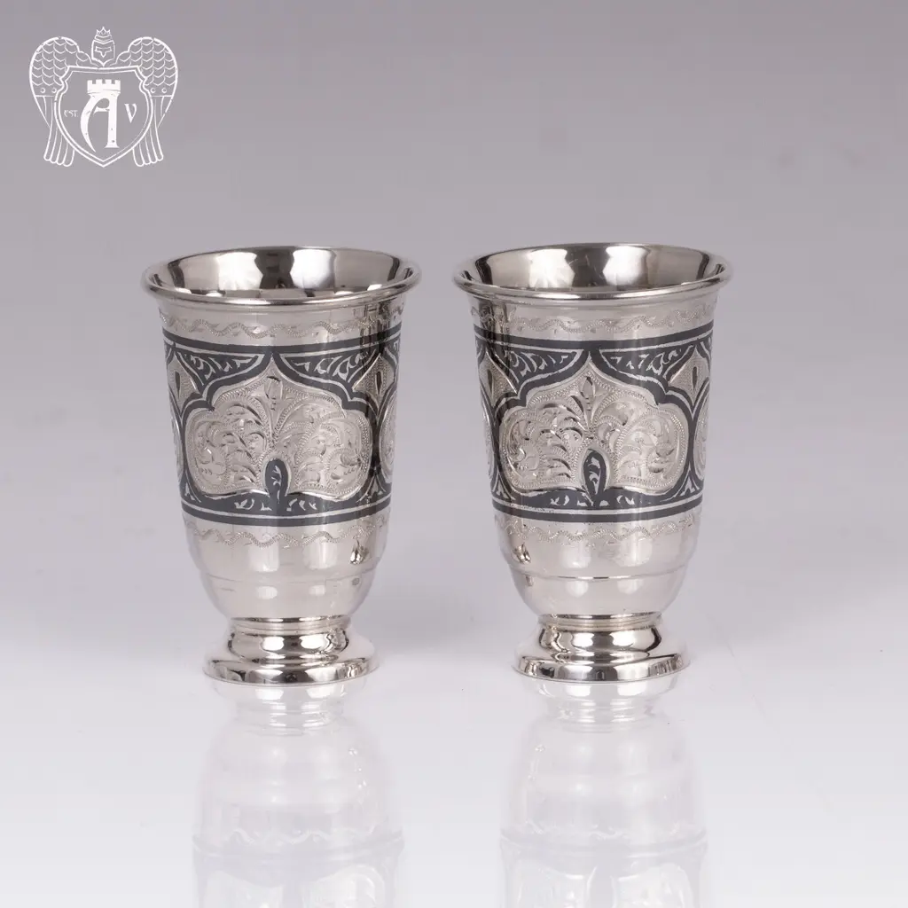Набор серебряных стопок  «Аллегро» - фото 3