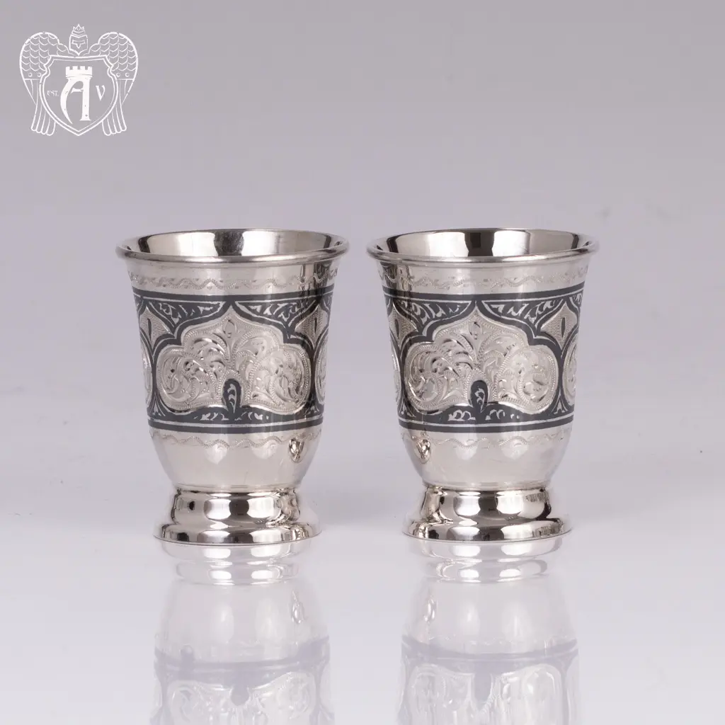Набор серебряных стопок  «Аллегро 2» - фото 4