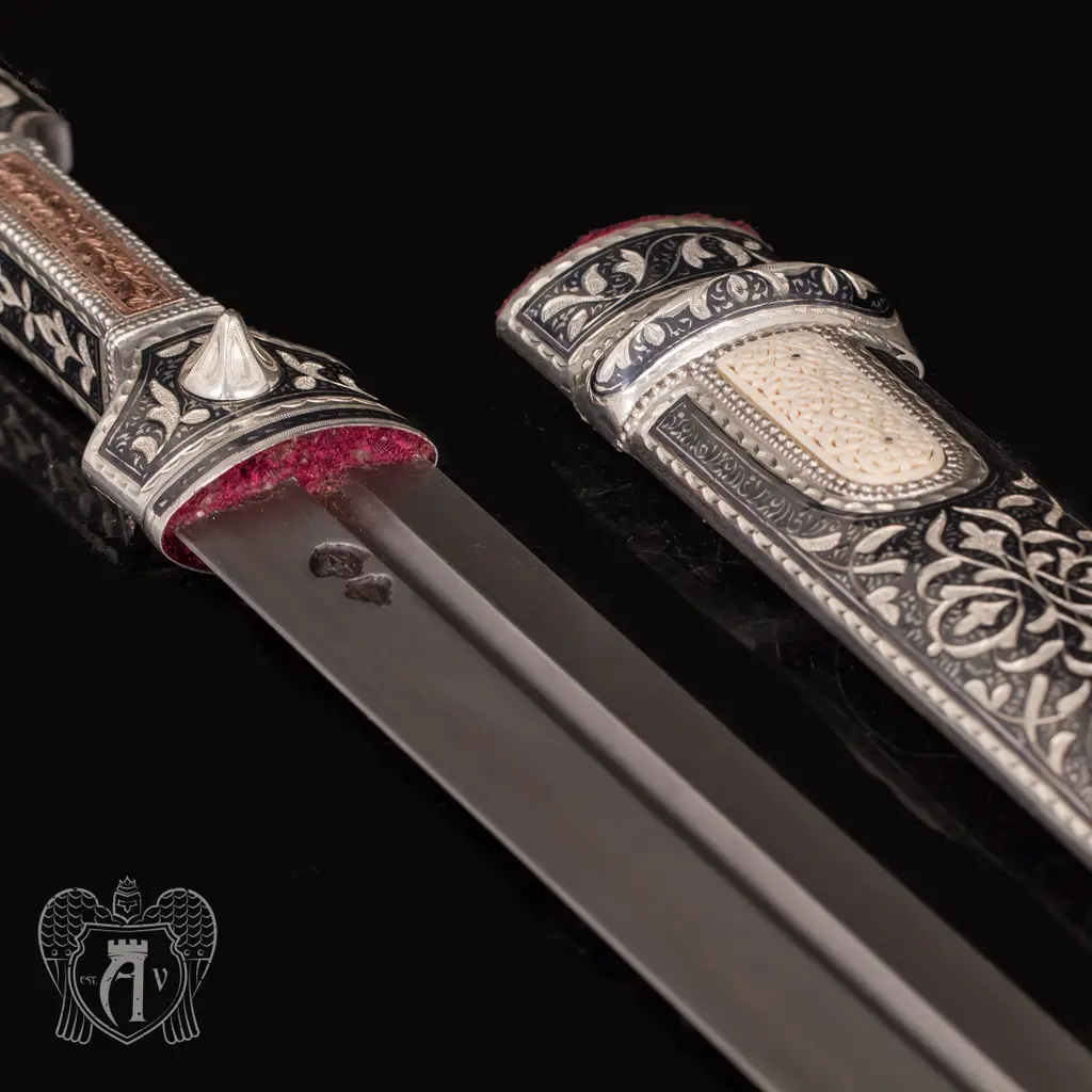 Кинжал серебряный  «Самур» - фото 3