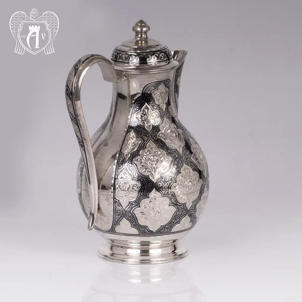 Кувшин из серебра 925 пробы «Люксор» малый - фото 3