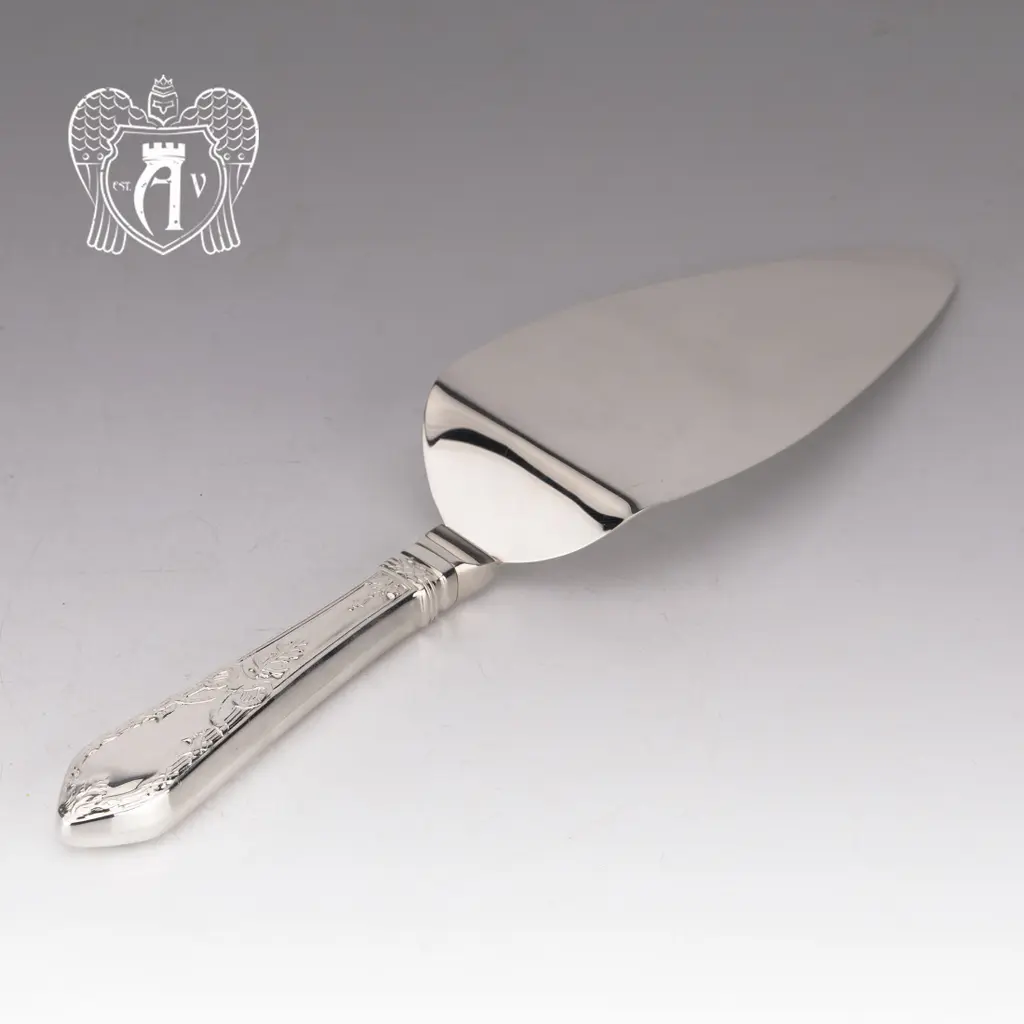 Серебряная лопатка для пирожного/торта  «Элегант» - фото 5