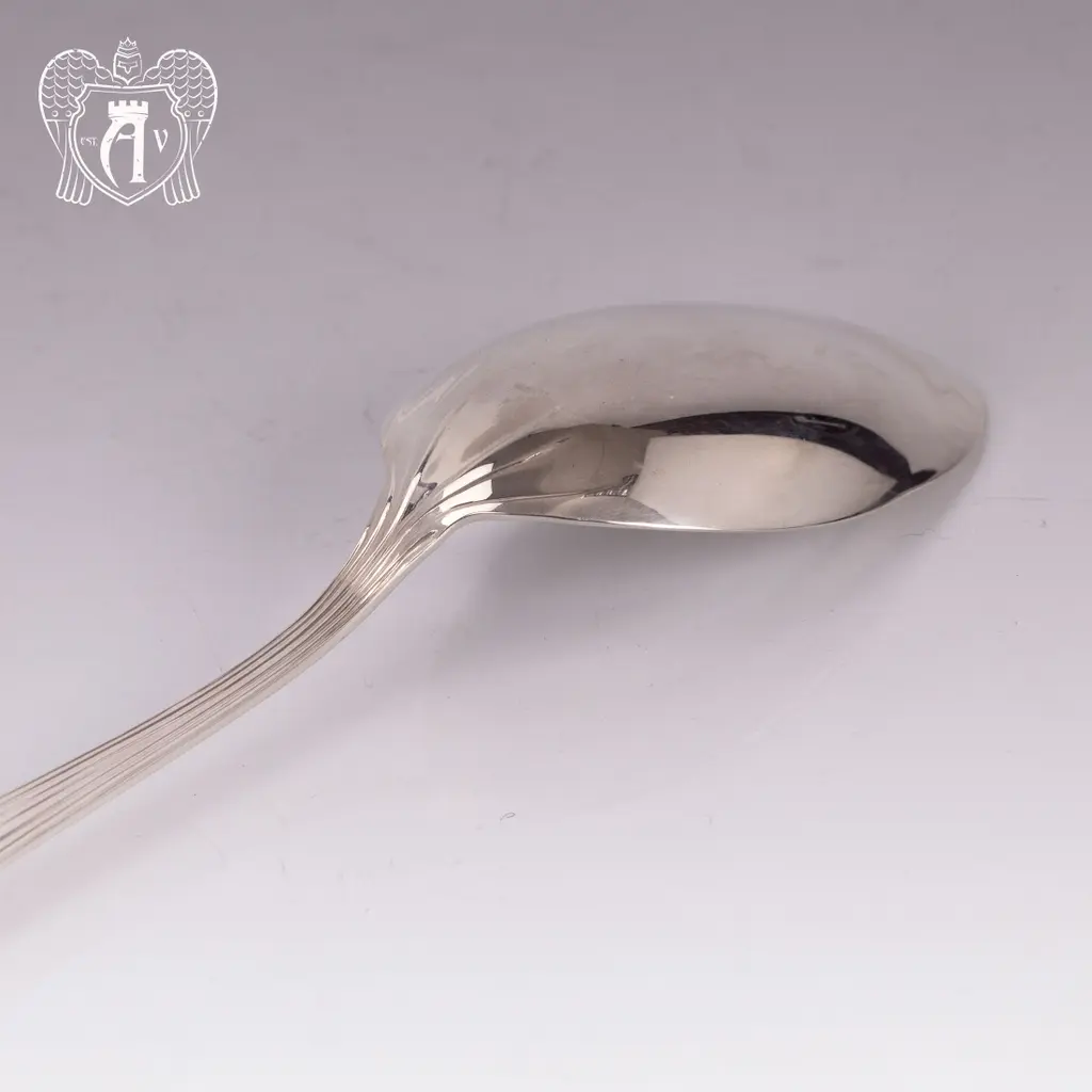 Серебряная ложка для салата  «Элегант» - фото 2