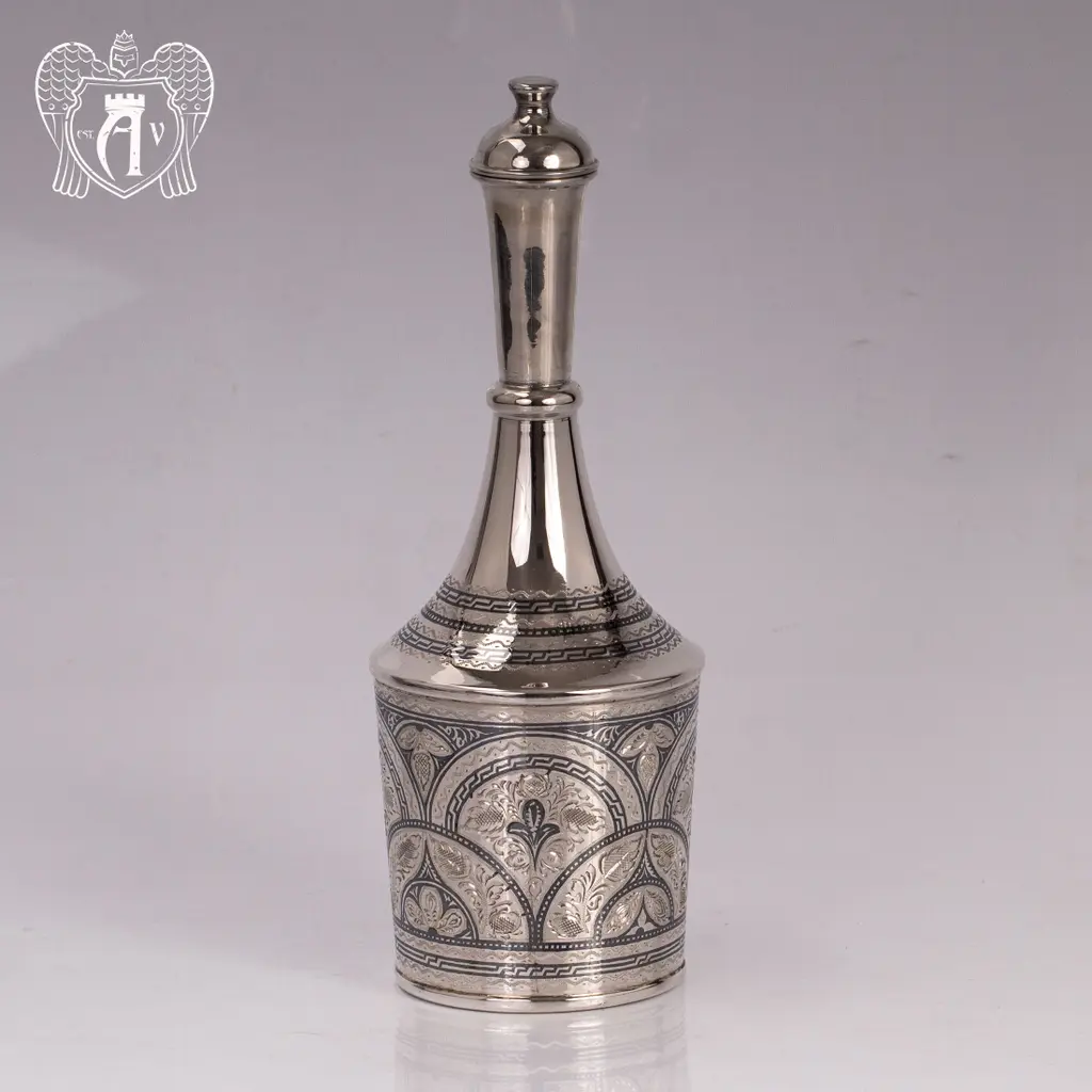 Графин водочный из серебра «Верона 2» - фото 4