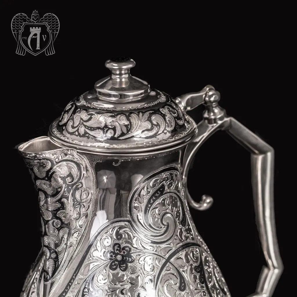 Кувшин из серебра  «Эдем» - фото 5