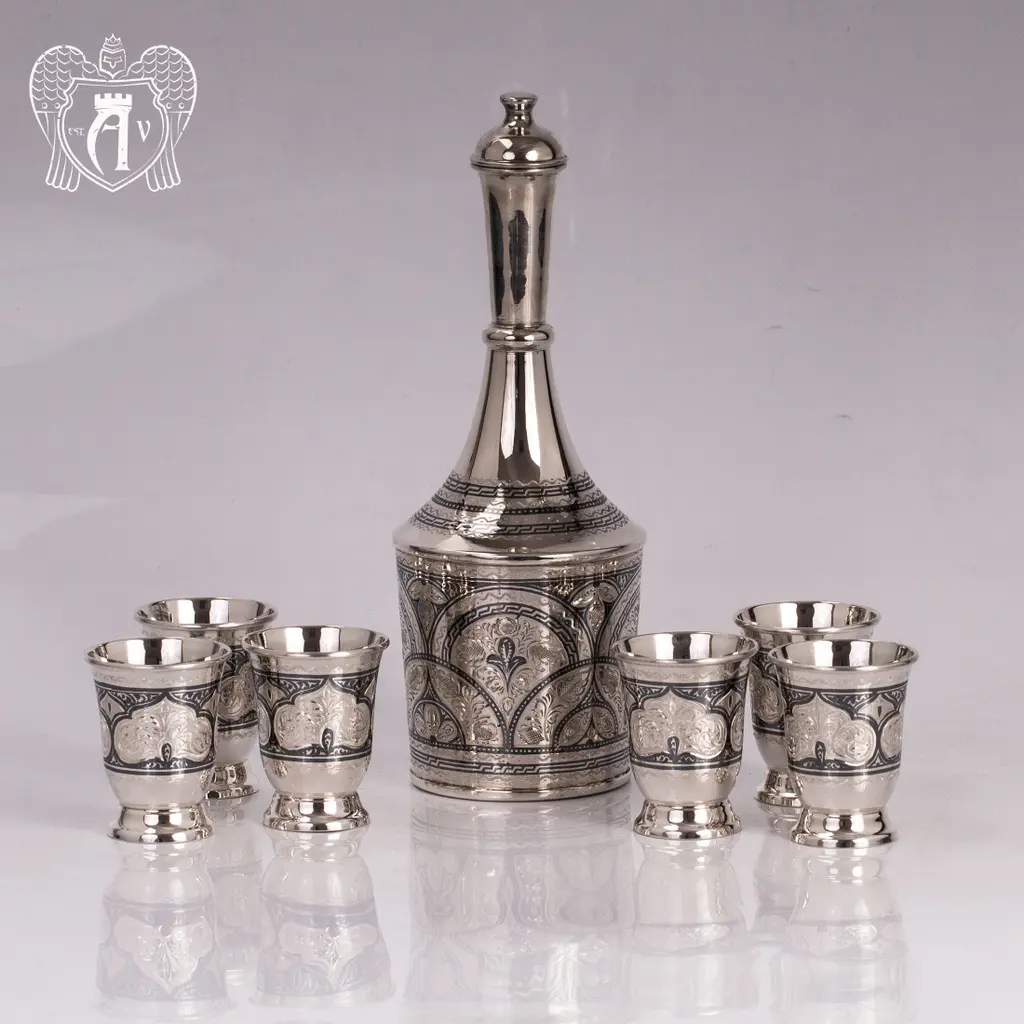 Водочный графин и шесть стопок  «Верона» - фото 4