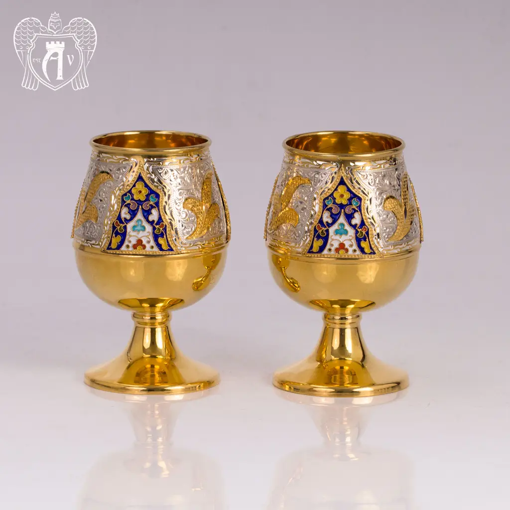 Бокалы серебряные «Флоренция» пара - фото 3