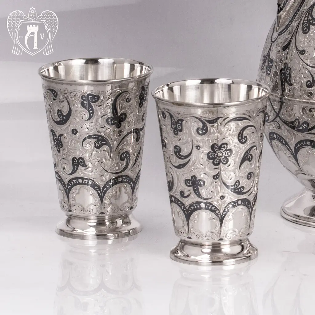 Стакан серебряный «Эдем» - фото 3
