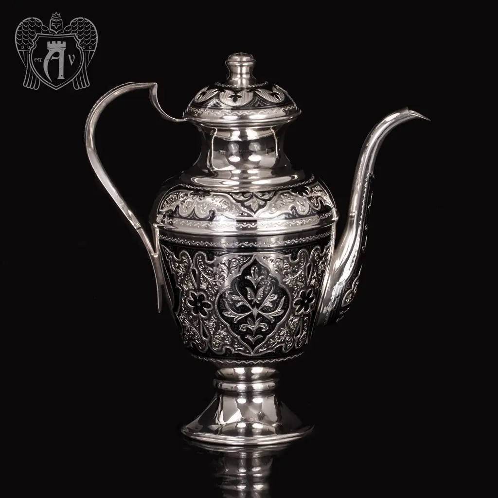 Кувшин для коньяка из серебра «Зевс» - фото 2
